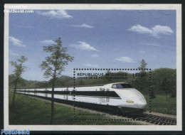Guinea, Republic 1998 JR Shinkansen Japan S/s, Mint NH, Transport - Railways - Eisenbahnen