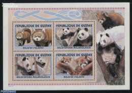 Guinea, Republic 2001 Panda Bears S/s, Mint NH, Nature - Animals (others & Mixed) - Pandas - Autres & Non Classés