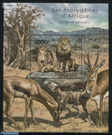 Togo 2011 Eco Systems, Sahel S/s, Mint NH, Nature - Animals (others & Mixed) - Cat Family - Togo (1960-...)