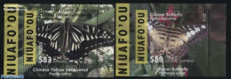 Niuafo'ou 2016 EMS, Butterflies 2 S/s, Mint NH, Nature - Butterflies - Other & Unclassified