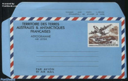 French Antarctic Territory 1993 Aerogramme 5.70F, One Sender Line, Unused Postal Stationary, Transport - Aircraft & Av.. - Lettres & Documents