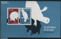 Australia 2016 Monotremes S/s, Mint NH, Nature - Animals (others & Mixed) - Neufs