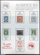 Australia 1984 Ausipex 84 S/s With Ausipex 84 Overprint, Mint NH, Philately - Stamps On Stamps - Ungebraucht