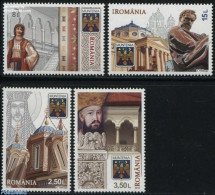 Romania 2016 Muntenia 4v, Mint NH, History - Religion - Various - Coat Of Arms - Churches, Temples, Mosques, Synagogue.. - Ongebruikt