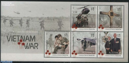 Australia 2016 Vietnam War S/s, Mint NH, History - Transport - Decorations - Militarism - Helicopters - Aircraft & Avi.. - Ungebraucht