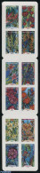 France 2016 Flowers 12v S-a In Booklet, Mint NH, Nature - Flowers & Plants - Stamp Booklets - Ongebruikt