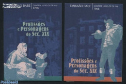 Portugal 1996 Professions 2 Booklets, Mint NH, Various - Stamp Booklets - Costumes - Ongebruikt
