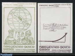 Portugal 1993 Navigators 2 Booklets, Mint NH, Transport - Stamp Booklets - Ships And Boats - Neufs
