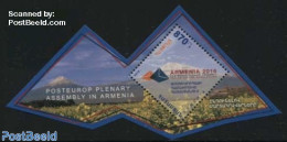 Armenia 2016 PostEurop Plenary Assembly S/s, Mint NH, History - Sport - Europa Hang-on Issues - Mountains & Mountain C.. - Idées Européennes