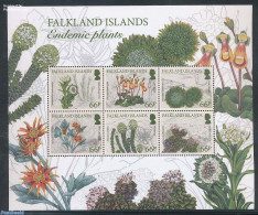 Falkland Islands 2016 Endemic Plants S/s, Mint NH, Nature - Flowers & Plants - Other & Unclassified
