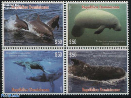 Dominican Republic 2015 Marine Mammals 4v [+], Mint NH, Nature - Sea Mammals - Other & Unclassified