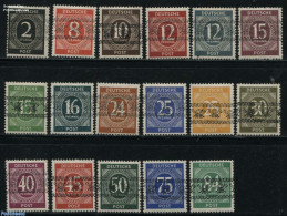 Germany, Federal Republic 1948 Overprints 17v (bar Shape Overprints), Unused (hinged) - Neufs
