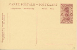 BELGIAN CONGO   PS SBEP 64 UNUSED - Stamped Stationery