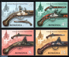 Romania 2017 Weapons 4v, Mint NH, Various - Weapons - Art - Museums - Ongebruikt