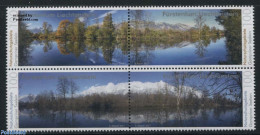 Liechtenstein 2017 Gampriner Lake 4v [+], Mint NH, Nature - National Parks - Water, Dams & Falls - Unused Stamps
