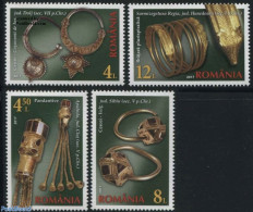 Romania 2017 Jewellery 4v, Mint NH, Art - Art & Antique Objects - Unused Stamps