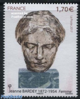 France 2017 Jeanne Bardey 1v, Mint NH, Art - Sculpture - Unused Stamps