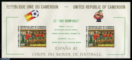 Cameroon 1982 Football Games Spain S/s, Imperforated, Mint NH - Camerun (1960-...)