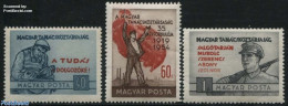 Hungary 1954 Republic Day 3v, Unused (hinged) - Ongebruikt