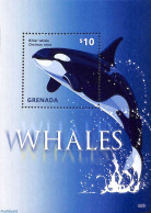 Grenada 2015 Whales S/s, Mint NH, Nature - Animals (others & Mixed) - Sea Mammals - Autres & Non Classés