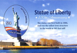 Antigua & Barbuda 2016 Statue Of Liberty S/s, Mint NH, Art - Sculpture - Beeldhouwkunst