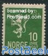 Norway 1925 10ore, Svalbard, Stamp Out Of Set, Mint NH - Ongebruikt