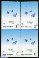Bosnia Herzegovina 2003 Europa 4v (from Booklet), Mint NH, History - Nature - Europa (cept) - Butterflies - Other & Unclassified