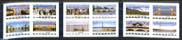 France 2017 Bridges 12v In Booklet S-a, Mint NH, Stamp Booklets - Art - Bridges And Tunnels - Unused Stamps