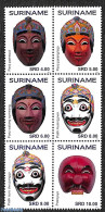 Suriname, Republic 2017 Masks 6v [++], Mint NH, Various - Folklore - Surinam