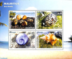 Mauritius 2017 Shells 4v M/s, Mint NH, Nature - Shells & Crustaceans - Meereswelt