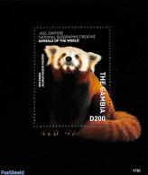 Gambia 2017 Red Panda S/s, Mint NH, Nature - Animals (others & Mixed) - Wild Mammals - Gambie (...-1964)