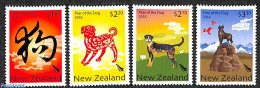New Zealand 2018 Year Of The Dog 4v, Mint NH, Nature - Various - Dogs - New Year - Ungebraucht