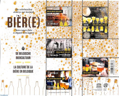 Belgium 2018 Belgian Beer Culture 5v M/s, Mint NH, Health - Nature - Food & Drink - Hobby & Collectables Store - Colle.. - Nuovi