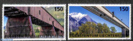Liechtenstein 2018 Europa, Bridges 2v, Mint NH, History - Europa (cept) - Art - Bridges And Tunnels - Ongebruikt