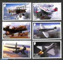 Jersey 2018 Royal Airforce Centenary 6v, Mint NH, Transport - Aircraft & Aviation - Flugzeuge