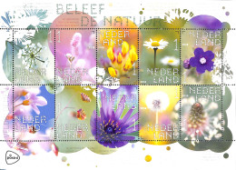 Netherlands 2018 Flowers In The Field 10v M/s S-a, Mint NH, Nature - Flowers & Plants - Unused Stamps