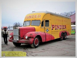 Bernard  Ancien Camion Pour La Cirque Pinder  - 15x10cms PHOTO - Transporter & LKW