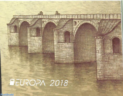 Bulgaria 2018 Europa, Bridges Booklet, Mint NH, History - Europa (cept) - Stamp Booklets - Art - Bridges And Tunnels - Ongebruikt