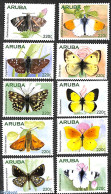 Aruba 2015 Butterflies 10v, Mint NH, Nature - Butterflies - Sonstige & Ohne Zuordnung