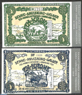 Greenland 2018 Banknotes 2 S/s, Mint NH, Nature - Various - Bears - Deer - Money On Stamps - Ongebruikt