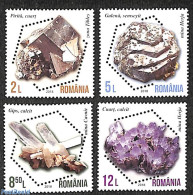 Romania 2018 Minerals 4v, Mint NH, History - Geology - Ongebruikt