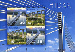 Hungary 2018 Europa, Bridges S/s, Mint NH, History - Europa (cept) - Art - Bridges And Tunnels - Unused Stamps