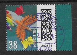 BRD 2023  Mi.Nr. 3734 , Buntstifte / Freimarken - Nassklebend - Gestempelt / Fine Used / (o) - Used Stamps