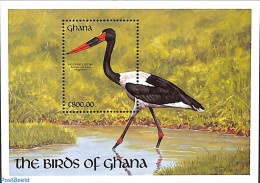 Ghana 1991 Saddlebill Stork S/s, Mint NH, Nature - Birds - Other & Unclassified