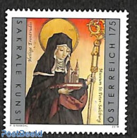 Austria 2018 Holy Erentrudis 1v, Mint NH, Religion - Religion - Unused Stamps