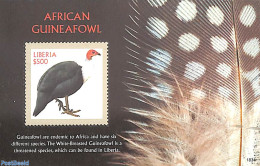 Liberia 2018 African Guinea Fowl S/s, Mint NH, Nature - Birds - Poultry - Other & Unclassified