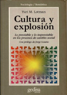 Cultura Y Explosión - Yuri M. Lotman - Pensieri