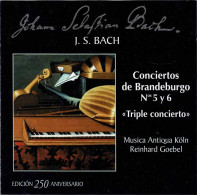 J. S. Bach - Conciertos De Brandeburgo No. 5 Y 6. CD - Classique