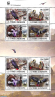 Sao Tome/Principe 2009 Wwf, M/s (with 2 Sets), Mint NH, Nature - Transport - Parrots - World Wildlife Fund (WWF) - Tra.. - Accidents & Sécurité Routière