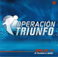 Operación Triunfo Gala 4 (6 Noviembre 2002). CD - Disco, Pop